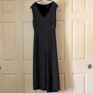 Tahari Polka Dot Jumpsuit